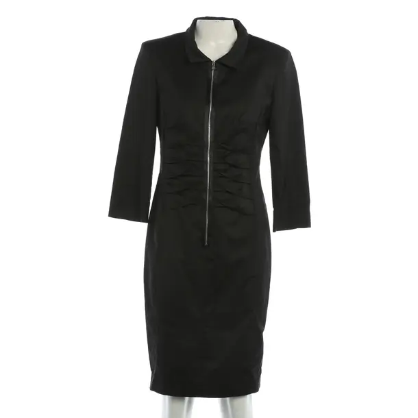 Dress, in Black, Cotton, Riani