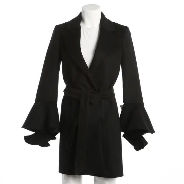 Cappotto mezza stagione, in Nero, Lana, Patrizia Pepe