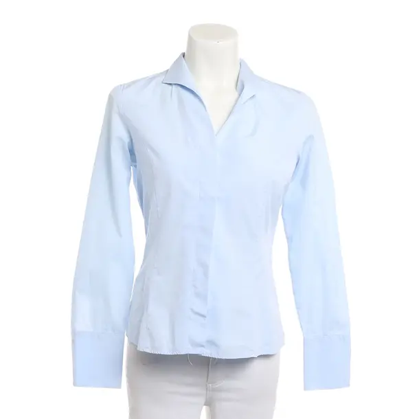 Bluse, in Blau, Baumwolle, Van Laack