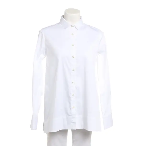 Blouse, in White, Cotton, Soluzione