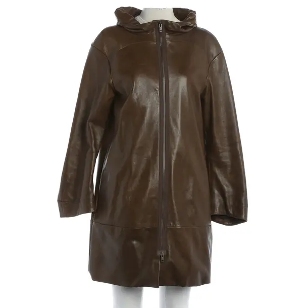 Lederjacke, in Braun, Leder, Marni