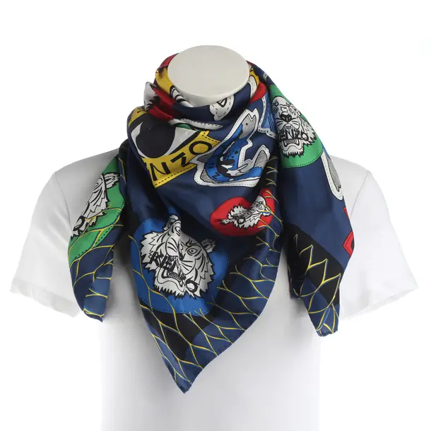 Stola, in Multicolore, Seta, Kenzo