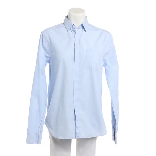 Shirt, in Blue, Cotton, Burberry