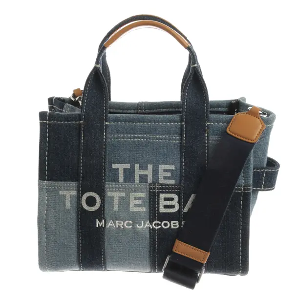 Handbag, in Blue, Cotton, Marc Jacobs