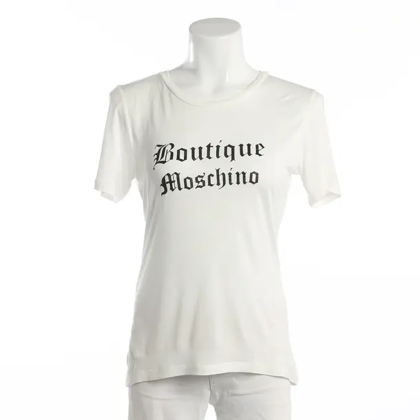 Shirt, in Weiß, Viskose, Boutique Moschino