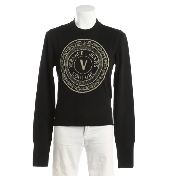 Wool Jumper, in Black, Wool, Versace Jeans Couture