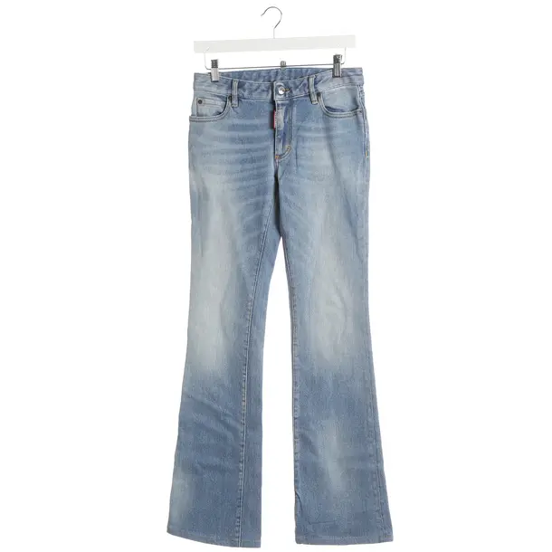 Jeans Flared, in Hellblau, Baumwolle, Dsquared