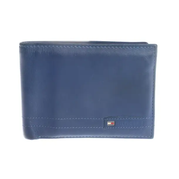 Portafoglio, in Blu, Pelle, Tommy Hilfiger
