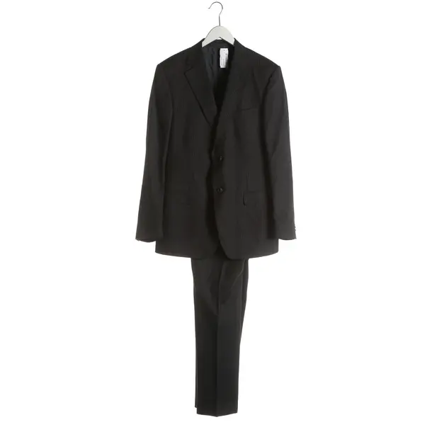 Suit, in Dark Gray, Wool, Zegna