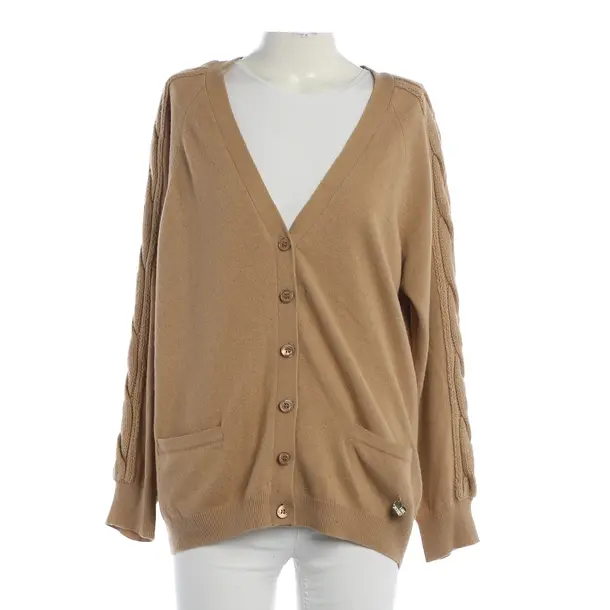 Cardigan, in Brown, Wool, Love Moschino