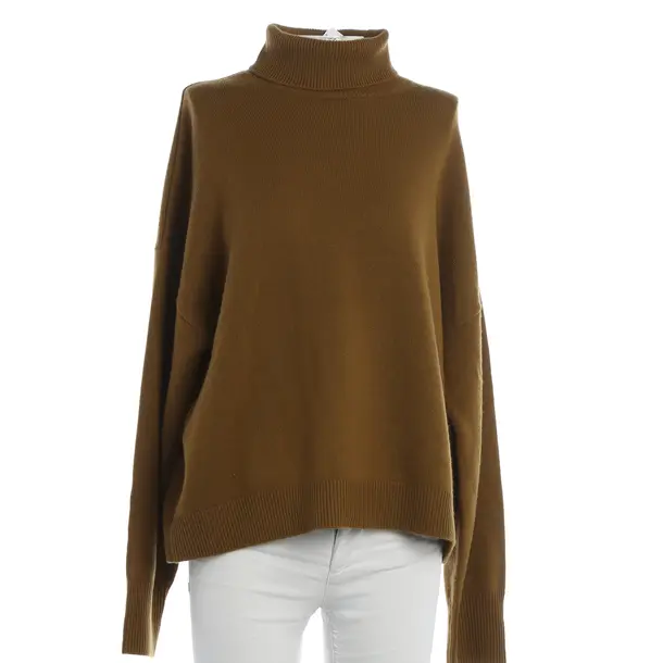 Maglione, in Marrone, Lana, Chiuso