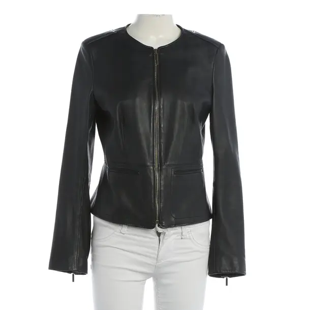 Lederjacke, in Navy, Leder, Hugo Boss Black Label