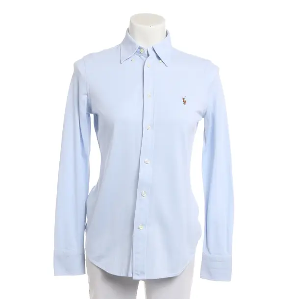 Bluse, in Blau, Baumwolle, Polo Ralph Lauren