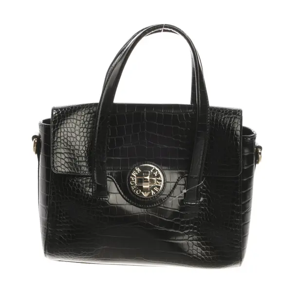 Borsetta, in Nero, Pelle, Emporio Armani