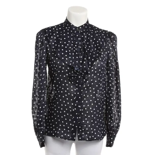 Bluse, in Navy, Viskose, Sandro