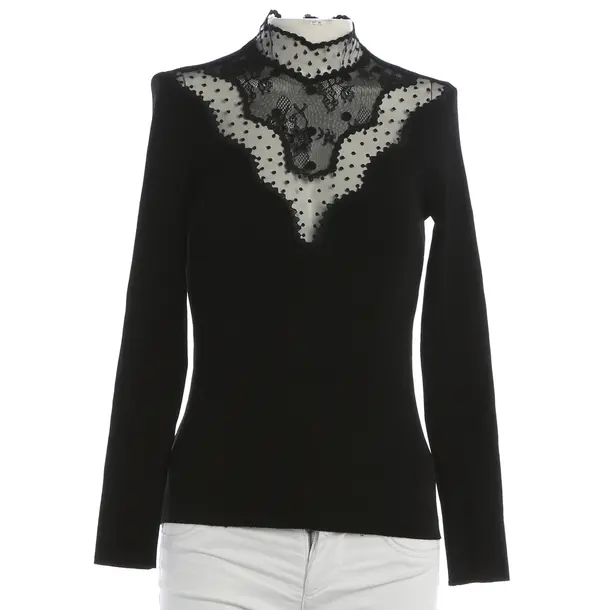 Long Sleeve Shirt, in Black, Viscose, Sandro