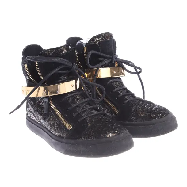 High-Top Sneakers, in Black, Giuseppe Zanotti