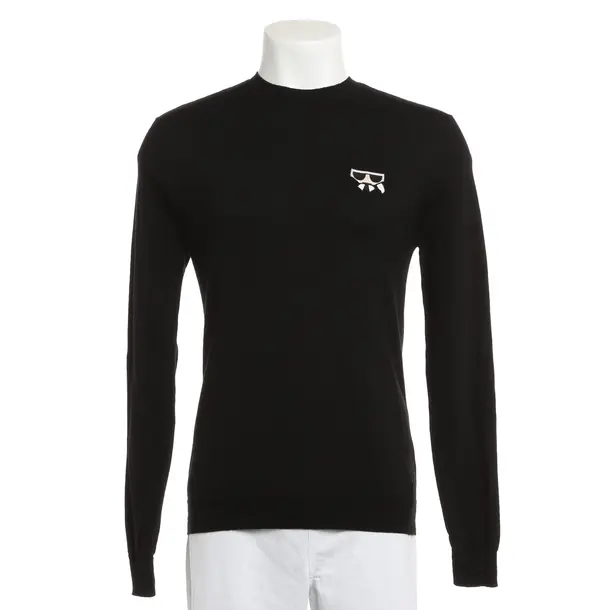 Maglione, in Nero, Lana, Karl Lagerfeld