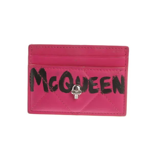 Custodia per schede, in Rosa, Pelle, Alexander McQueen