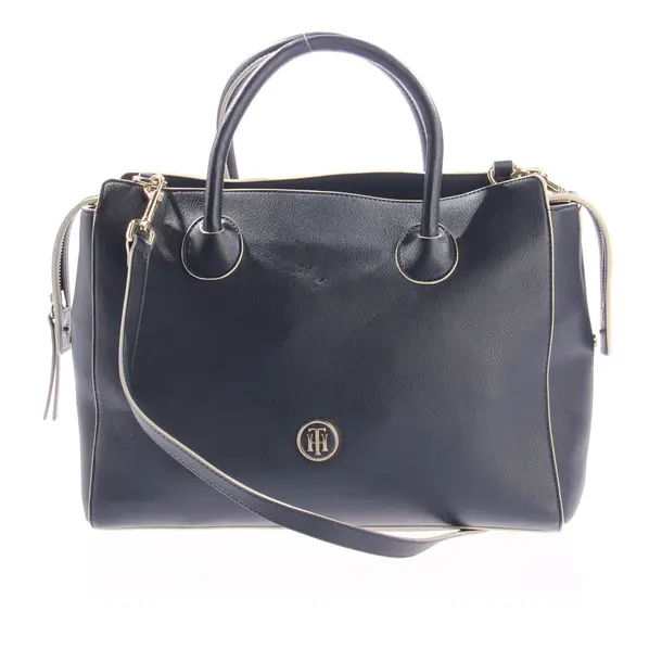 Handtasche, in Navy, Leder, Tommy Hilfiger