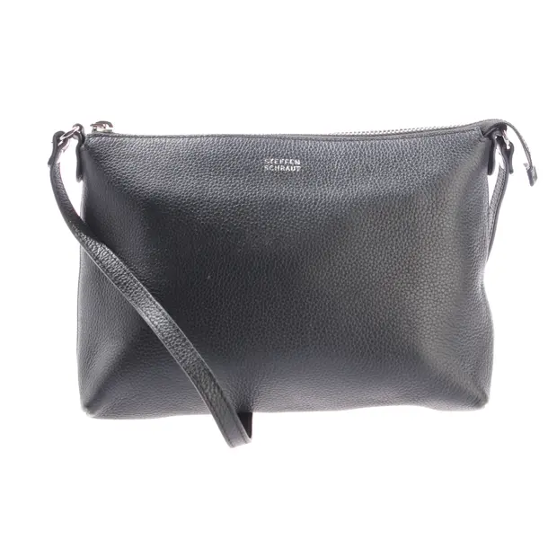 Schultertasche, in Schwarz, Leder, Steffen Schraut