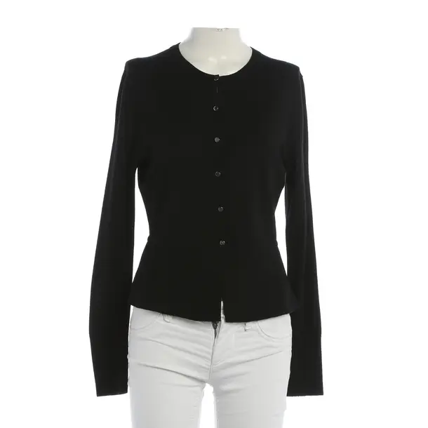 Cardigan, in Black, Wool, Hugo Boss Black Label