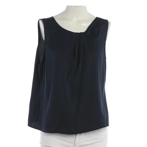 Top, in Blau, Seide, Armani Collezioni