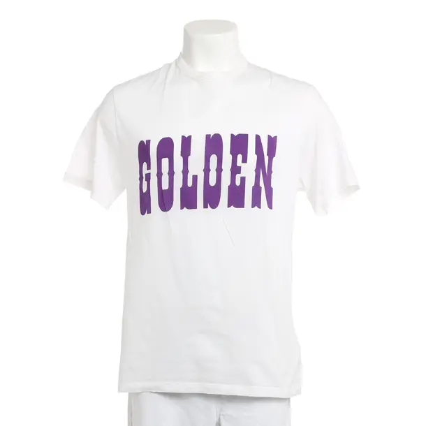 T-Shirt, in Weiß, Baumwolle, Golden Goose