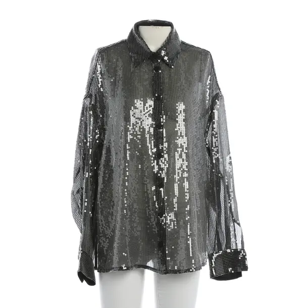 Bluse, in Silber, Polyester, Riani