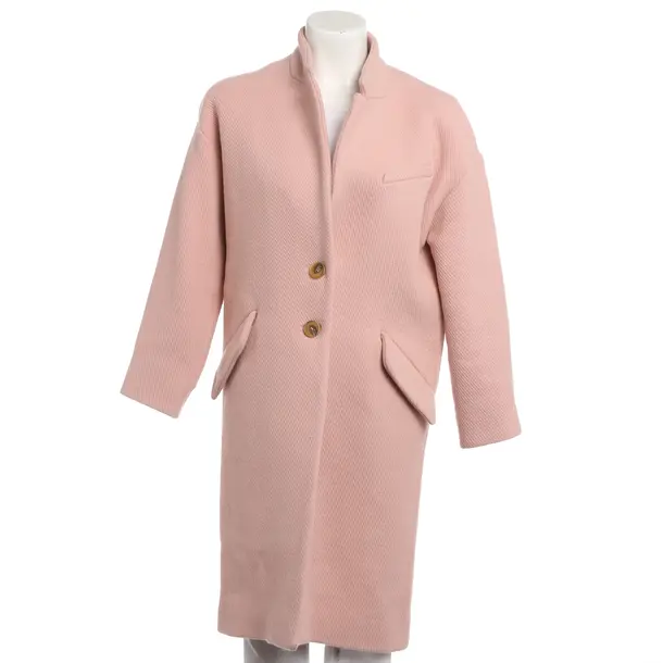 Wintermantel, in Hellrosa, Wolle, Ba&sh