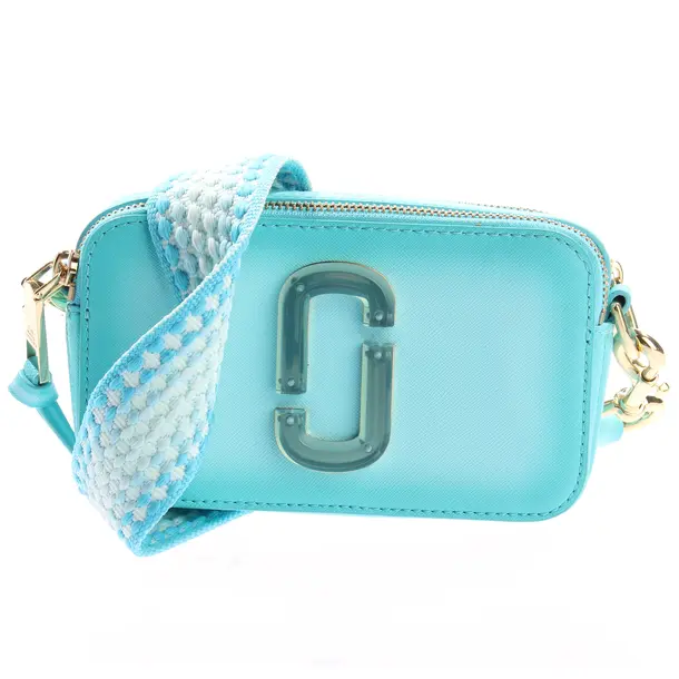 Shoulder Bag, in Turquoise, Leather, Marc Jacobs