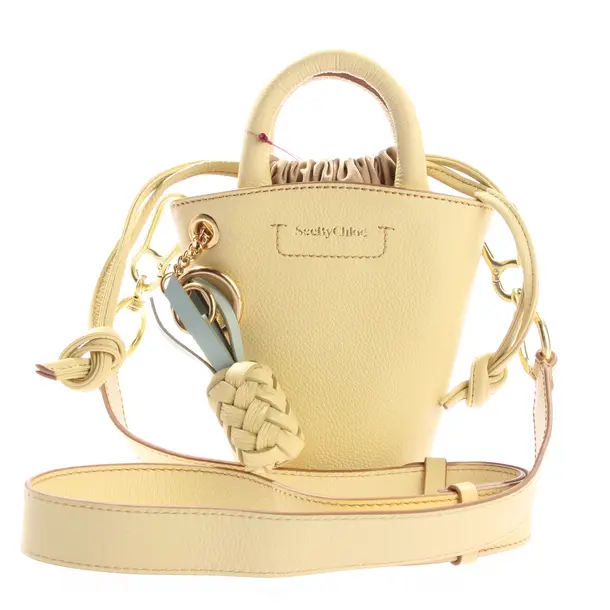 Handtasche, in Gelb, Leder, See by Chloé