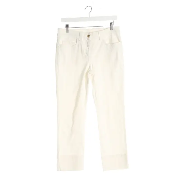 Hose, in Cream, Baumwolle, Loro Piana