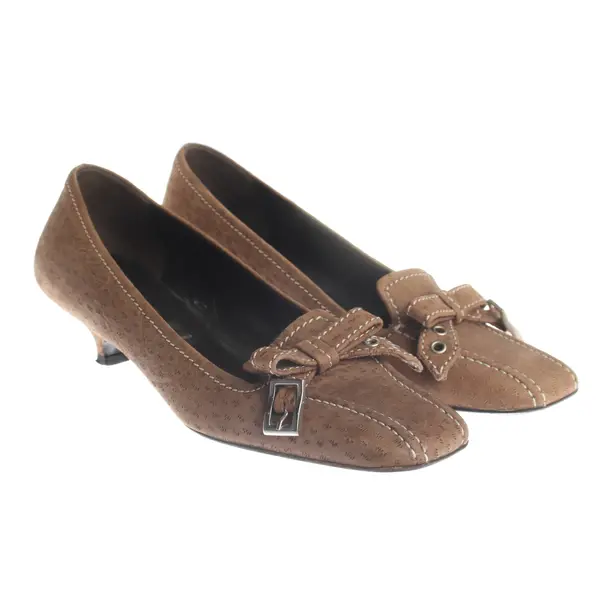 Pumps, in Hellbraun, Prada