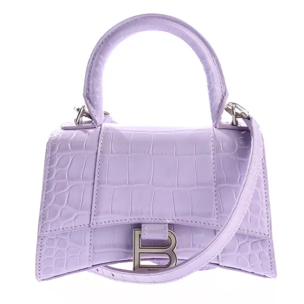 Handtasche, in Lila, Leder, Balenciaga