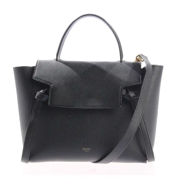Handtasche, in Schwarz, Leder, Céline