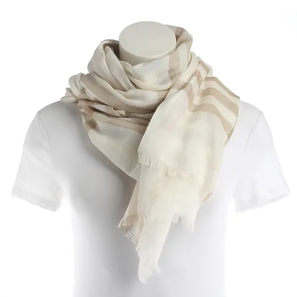 Schal, in Beige, Kaschmir, Burberry