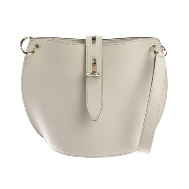 Schultertasche, in Weiß, Leder, Furla