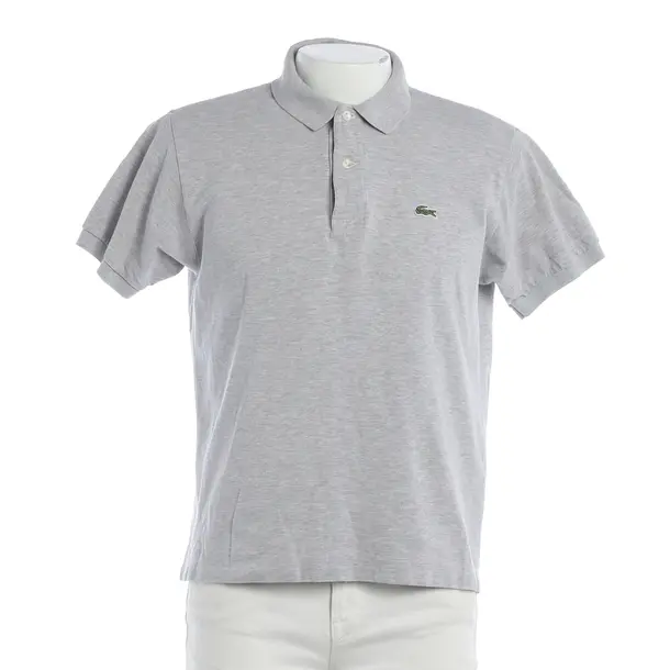 Poloshirt, in Grau, Baumwolle, Lacoste