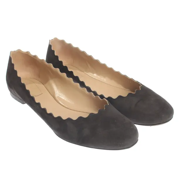 Ballerine, in Grigio scuro, Chloé