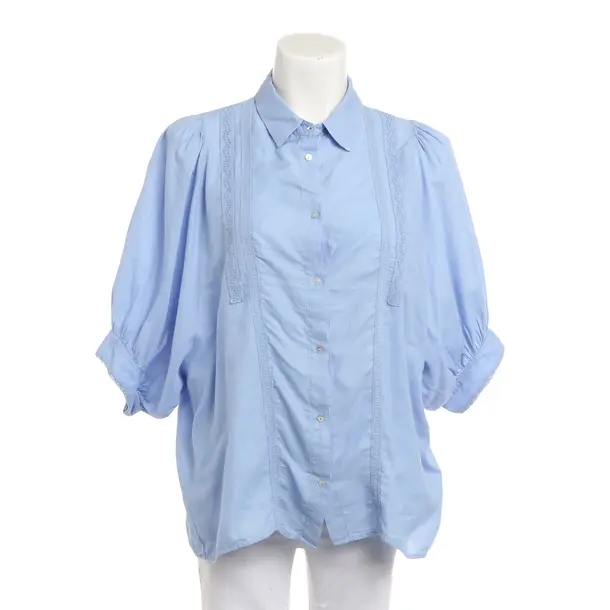 Blouse, in Light Blue, Cotton, Ba&sh