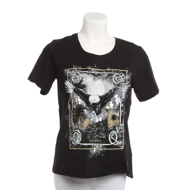 Shirt, in Schwarz, Baumwolle, Mos Mosh