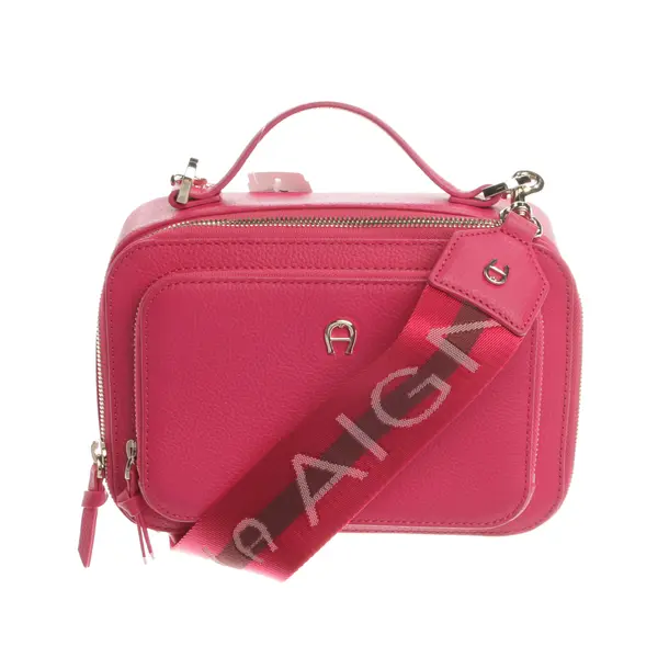 Shoulder Bag, in Pink, Leather, Aigner