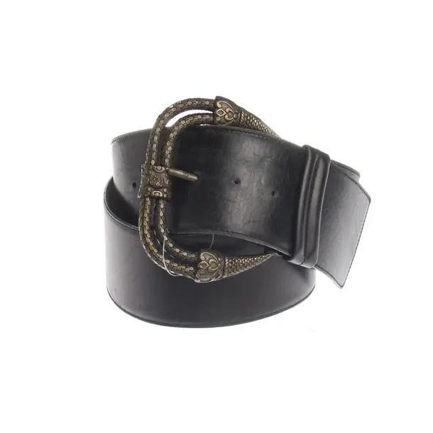 Belt, in Black, Leather, Versace
