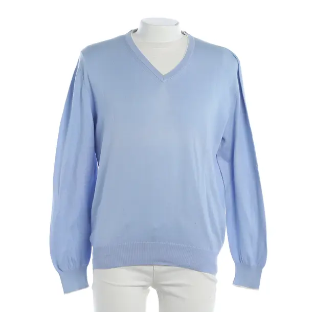 Jumper, in Light Blue, Cotton, Zegna