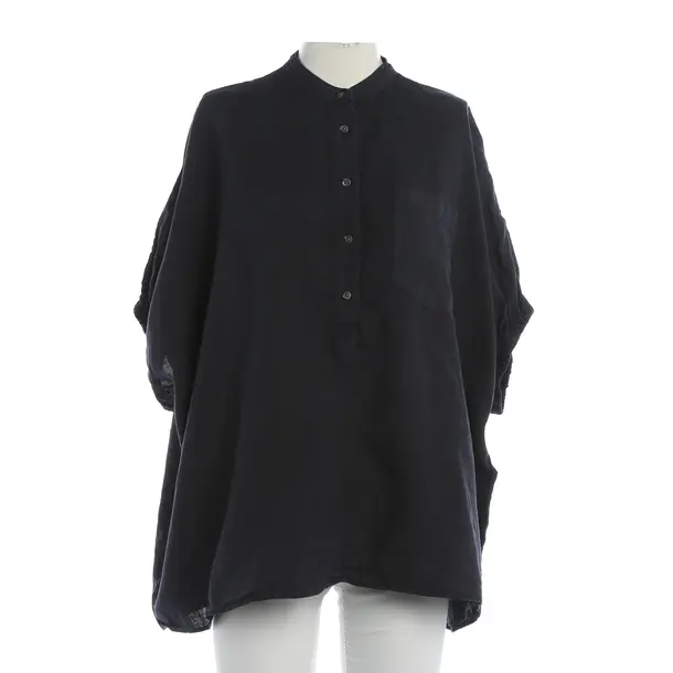 Blouse, in Navy, Linen, SoSue