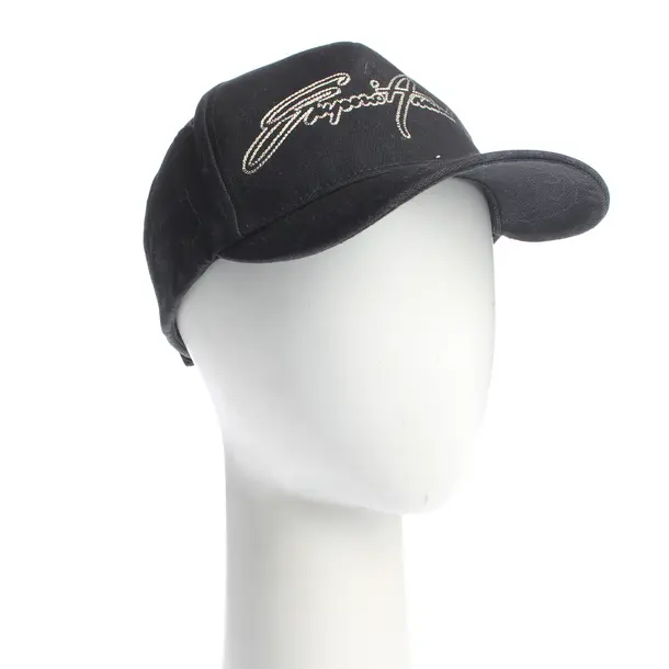Cap, in Schwarz, Baumwolle, Emporio Armani
