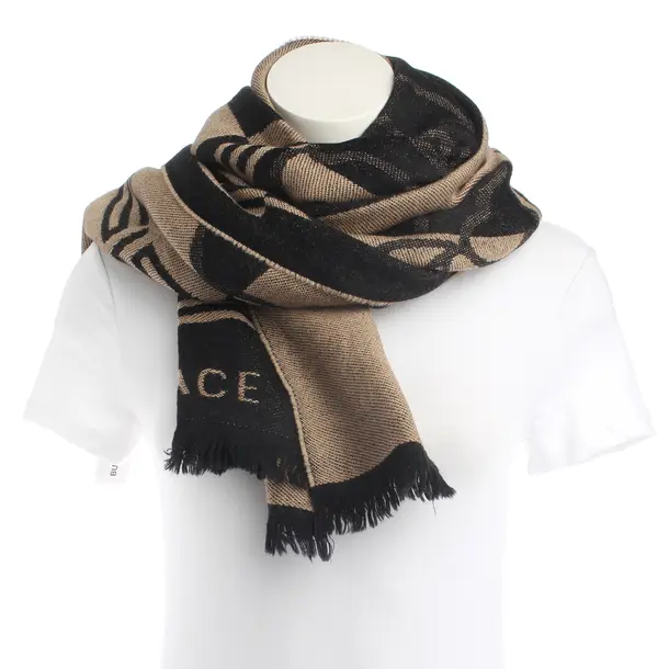 Schal, in Schwarz, Baumwolle, Versace