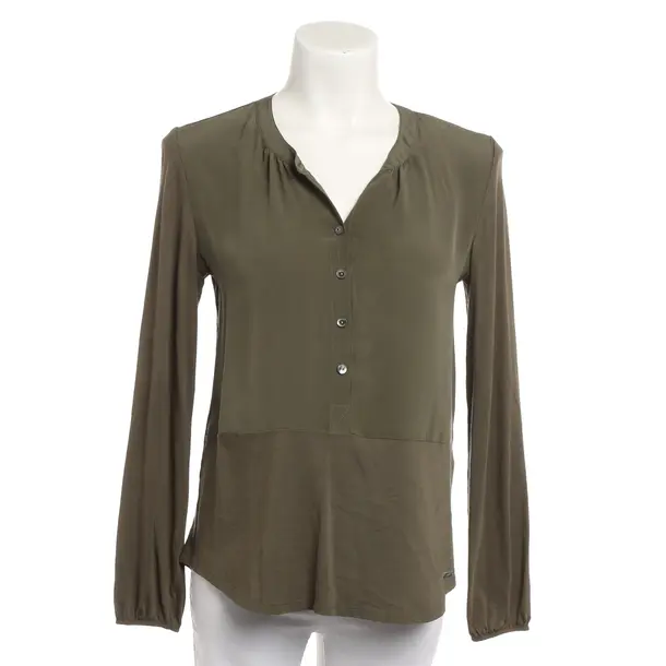 Blouse, in Dark Green, Cotton, Woolrich