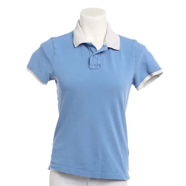 Polo, in Blu, Cotone, Moncler
